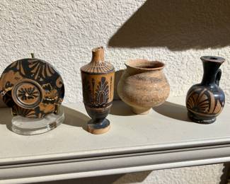 Small Clay Roman pieces