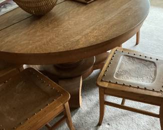 Oak table and chairs
