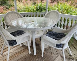 White wicker