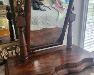 Antique shaving mirror
