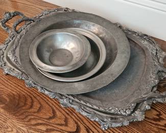 Silverplate trays