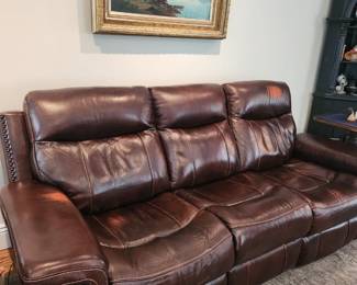 Leather couch