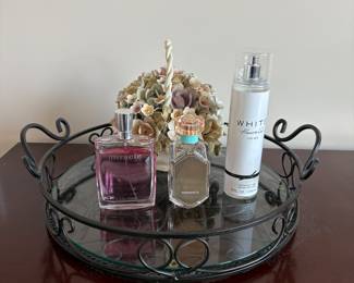 Tiffany and co perfume southern living vanity tray 