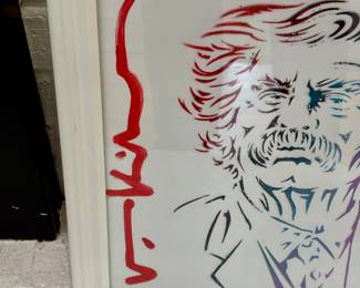 An original painting by actor Val Kilmer—my client knows one of Val's brothers. (December 31, 1959 – April 1, 2025)