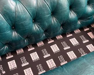 COCOCO Home - The Comfortable Couch Companyhttps://cococohome.com
Classic Chesterfield Sofa
Leather Mont Blanc - Aquamarine
129" long by 46" deep