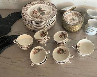 Set Johnson Brothers Wild Turkey China