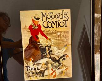 Motorcycles Comiot
by Théophile Alexandre Steinlen matted and framed