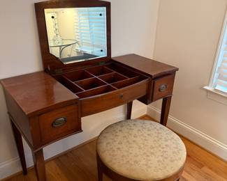 Vintage  National Furniture by Mount Airy Dressing Table/Vanity with or without stool Priced separately