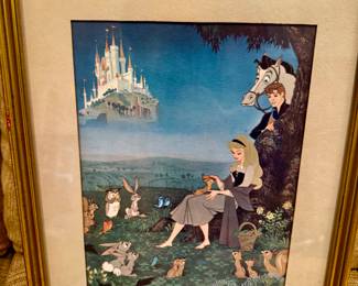 Sleeping Beauty Celluloid Drawing