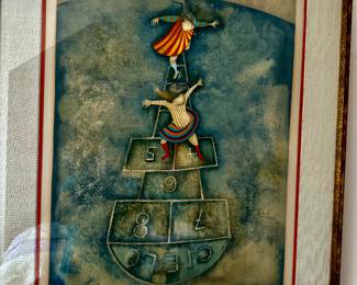 GRACIELA RODO BOULANGER,  HOPSCOTCH Lithograph pencil signed and numbered 47/185