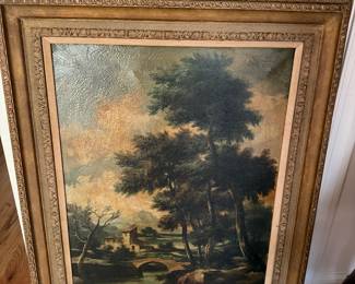 Original Oil By Vannitti Landscape