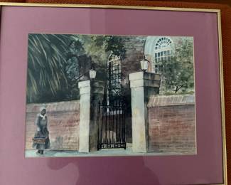 Print Double signed by Bruce Chandler