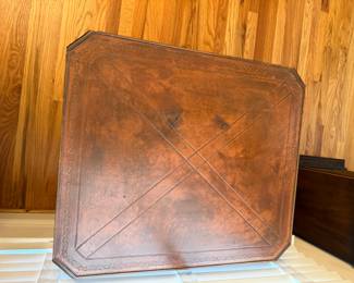 pair of MCM burled wood side tables