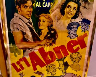 Li'l Abner Vintage Al Capp Big Screen at the Movies Poster for the ALIVE show.