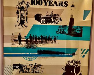 poster commemorating the 100th anniversary of the incorporation of Tybee Island, Georgia