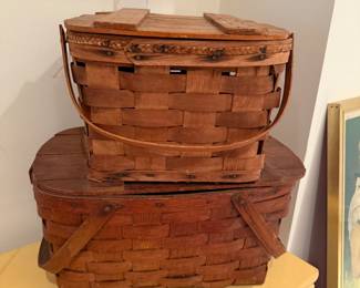 Vintage Picnic Baskets