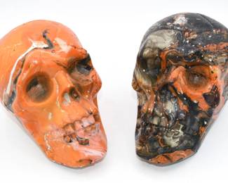 hydro dipped plastic skulls