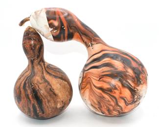 hydro dipped gourds