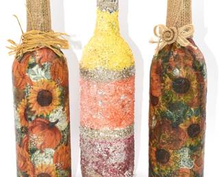 fall inspired candle holders