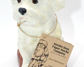 Metzler Bros paper mache dog