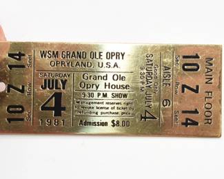 brass Grand Ole Opry item