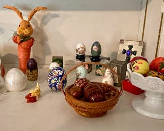 EASTER DECOR, COLLECTIBLE EGGS
