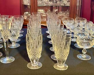 WATERFORD CRYSTAL-INCLUDING  MILLENNIUM  COLLECTION PROSPERITY TOASTING FLUTES, COLLEEN PATTERN