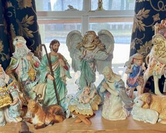 FITZ AND FLOYD NATIVITY SET