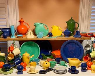FIESTA DISH WARE COLLECTION-WONDERFUL COLLECTION INCLUDING SERVING PIECES
