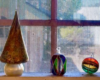 VENETIAN ART GLASS MURANO CHRISTMAS TREE