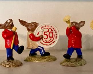 ROYAL DOULTON BUNNYKINS 50 YEAR OOMPAH BAND