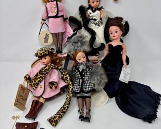 Madame Alexander Fashion Cissette Dolls – Fur, Leopard & Couture Sets