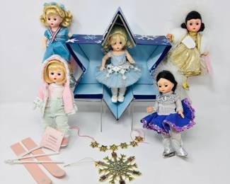Madame Alexander Winter Dolls Lot – Let It Snowflake!