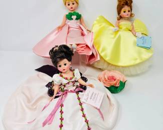 Madame Alexander Cissette Dolls in Elegant Ballgowns