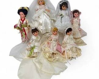 Here Come the Brides – 7 Madame Alexander Wedding Dolls	