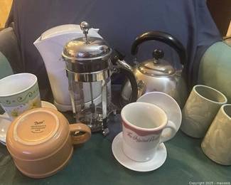 Coffee Press, Kettle, etc.