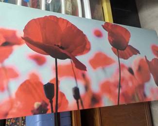 Poppy Print Art Work