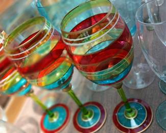 Colorful Wine Glasses