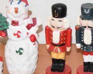 Assortment of Christmas Decorations
