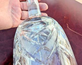 Vintage Crystal Hand Bell