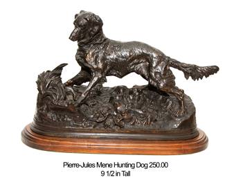1354 Pierre-Jules Mene Hunting Dog 250.00