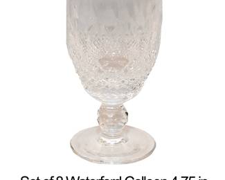 1220 Set of 8 Waterford Colleen 4.75 in Wine 100.00