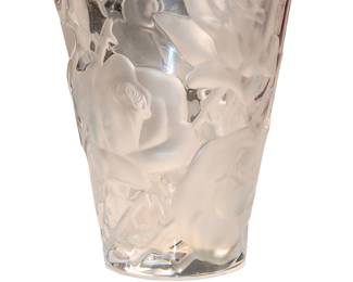 1356 Lalique Ispahan Vase 350.00
