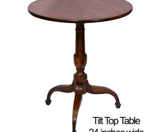 1295 Tilt Top Table 125.00