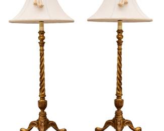 1332 Pair Buffet Lamps 100.00