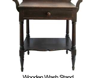 1239 Wooden Wash Stand 75.00