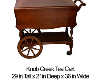 1257 Knob Creek Tea Cart 100.00