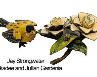 1234 Jay Strongwater Chickadee & Gardenia 150.00