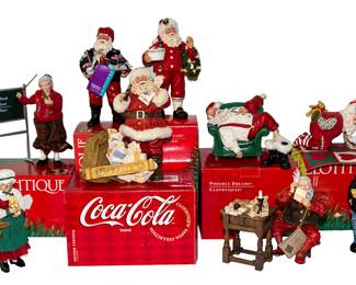 1206 Clothtique Santas 125.00
