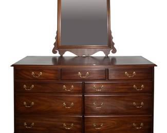 1314 Virgina Galleries Dresser and Mirror 325.00
